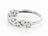 Pre-Owned Moissanite Platineve Ring .54ctw DEW