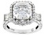 Pre-Owned MOISSANITE  PLATINEVE RING 5.29CTW DEW