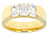 Pre-Owned White Cubic Zirconia 18K Yellow Gold Over Sterling Silver Ring 2.75ctw