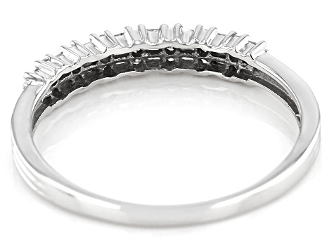 Pre-Owned White Diamond 10k White Gold Band Ring 0.20ctw