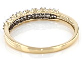 Pre-Owned White Diamond 10k Yellow Gold Band Ring 0.20ctw