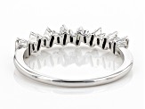 Pre-Owned White Diamond 10k White Gold Band Ring 0.25ctw