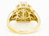 Pre-Owned Moissanite 14k Yellow Gold Over Silver Ring 1.27ctw DEW