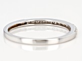 Pre-Owned Moissanite 14k White Gold Ring .15ctw DEW