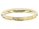 Pre-Owned 10k Yellow Gold Comfort Fit Band Ring 1.0mm