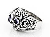 Pre-Owned Blue Tanzanite Sterling Silver Ring 1.12ctw