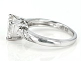 Pre-Owned Moissanite Inferno cut Platineve ring 2.29ctw DEW.
