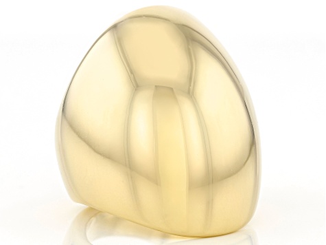 Pre-Owned Moda Al Massimo™ 18K Yellow Gold Over Bronze Dome Ring