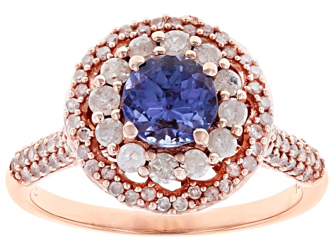 Pre-Owned Blue Tanzanite 14k Rose Gold Ring 1.50ctw