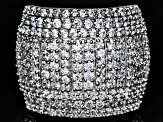 Pre-Owned Cubic Zirconia Silver Ring 5.42ctw