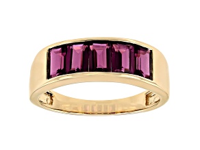 Pre-Owned Purple Garnet 10K Yellow Gold Band Ring 1.70ctw