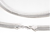 Pre-Owned Sterling Silver 9.8mm Cashmere Omega Necklace 20 Inches