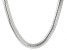 Pre-Owned Sterling Silver 9.8mm Cashmere Omega Necklace 18 Inches