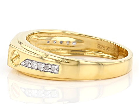 Solid 14K Yellow Gold 4mm Channel Ring Core Blank 9