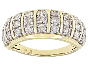 Pre-Owned Candlelight Diamonds™ 10k Yellow Gold Wide Band Ring 1.00ctw