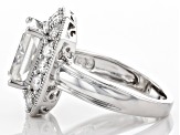 Pre-Owned Moissanite Platineve Ring 4.70ctw DEW.