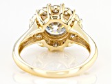 Pre-Owned Moissanite 14k Yellow Gold Ring 2.62ctw DEW.