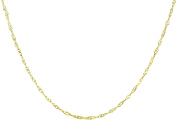 Picture of Pre-Owned 10k Yellow Gold Singapore Necklace 24 inch