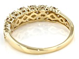 Pre-Owned White Diamond 10K Yellow Gold Band Ring 0.50ctw
