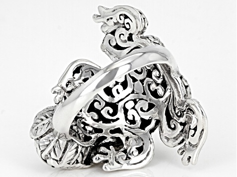 Pre-Owned Sterling Silver Frog "Leap of Faith" Ring