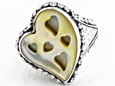Pre-Owned South Sea Mother-of-Pearl Silver Ring