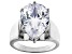 Pre-Owned White Cubic Zirconia Platinum Over Sterling Silver Ring 12.51ctw
