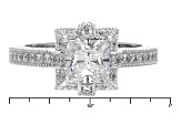 Pre-Owned White Cubic Zirconia Platineve Ring 3.35ctw