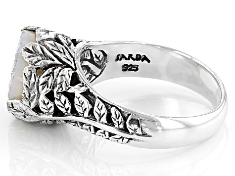 Pre-Owned Snow™ Drusy Quartz Sterling Silver Ring