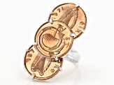 Pre-Owned Lucky Irish Half Penny Sterling Silver Ring