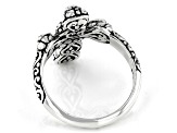 Pre-Owned Sterling Silver "Righteousness By Faith" Cross Ring