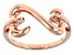 Pre-Owned 14k Rose Gold Over Sterling Silver Open Design Ring