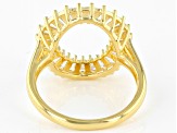 Pre-Owned White Cubic Zirconia 18K Yellow Gold Over Sterling Silver Ring 1.84ctw