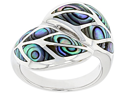 abalone leaf ring