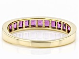 Pre-Owned Purple Grape Color Garnet 10K Yellow Gold Band Ring. 1.12ctw