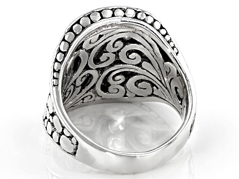 Pre-Owned Sterling Silver Scattered Jawan Ring