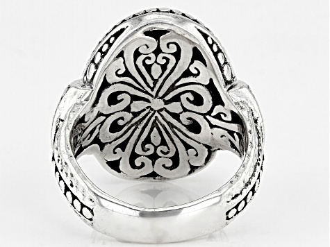 Pre-Owned Silver "Fortress & Refuge" Ring