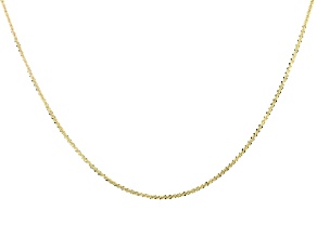 Pre-Owned 10k Yellow Gold Designer Criss Cross 24 inch Necklace