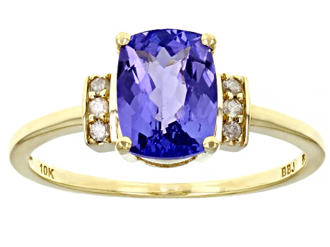 Pre-Owned Blue Tanzanite 10k Yellow Gold Ring 1.44ctw