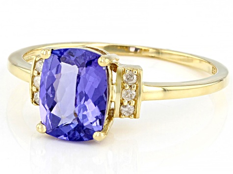 Pre-Owned Blue Tanzanite 10k Yellow Gold Ring 1.44ctw