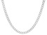Pre-Owned Sterling Silver Polished Curb Chain Necklace 18 Inch