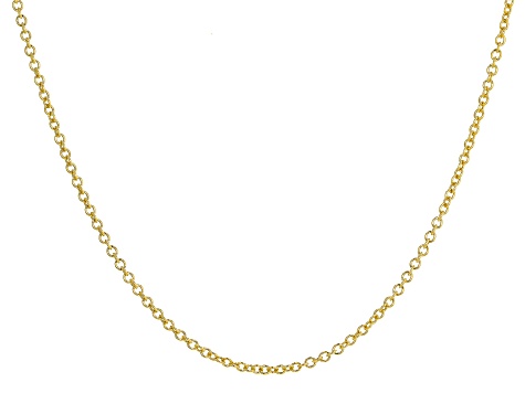 Pre-Owned 10K Yellow Gold Rolo 24 Inch Chain