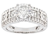 Pre-Owned Moissanite Platineve Ring 2.54ctw DEW