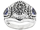 Pre-Owned Blue Tanzanite Sterling Silver Ring .82ctw