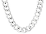 Pre-Owned Sterling Silver 11.4MM Grumette Chain