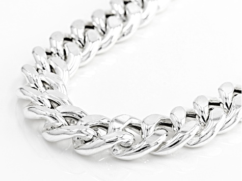 Pre-Owned Sterling Silver 11.4MM Grumette Chain