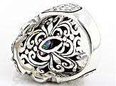 Pre-Owned Fire & Ice™ Quartz Silver Ring 2.47ct