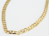 Pre-Owned 10k Yellow Gold 4MM Curb Link 18 Inch Chain Necklace