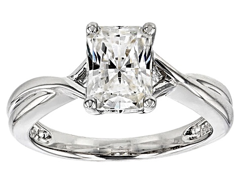 Pre-Owned Moissanite Ring Platineve™ 1.80ct DEW