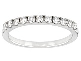 Pre-Owned Moissanite Platineve Band .33ctw DEW