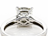 Pre-Owned Moissanite platineve engagement ring 2.26ctw DEW